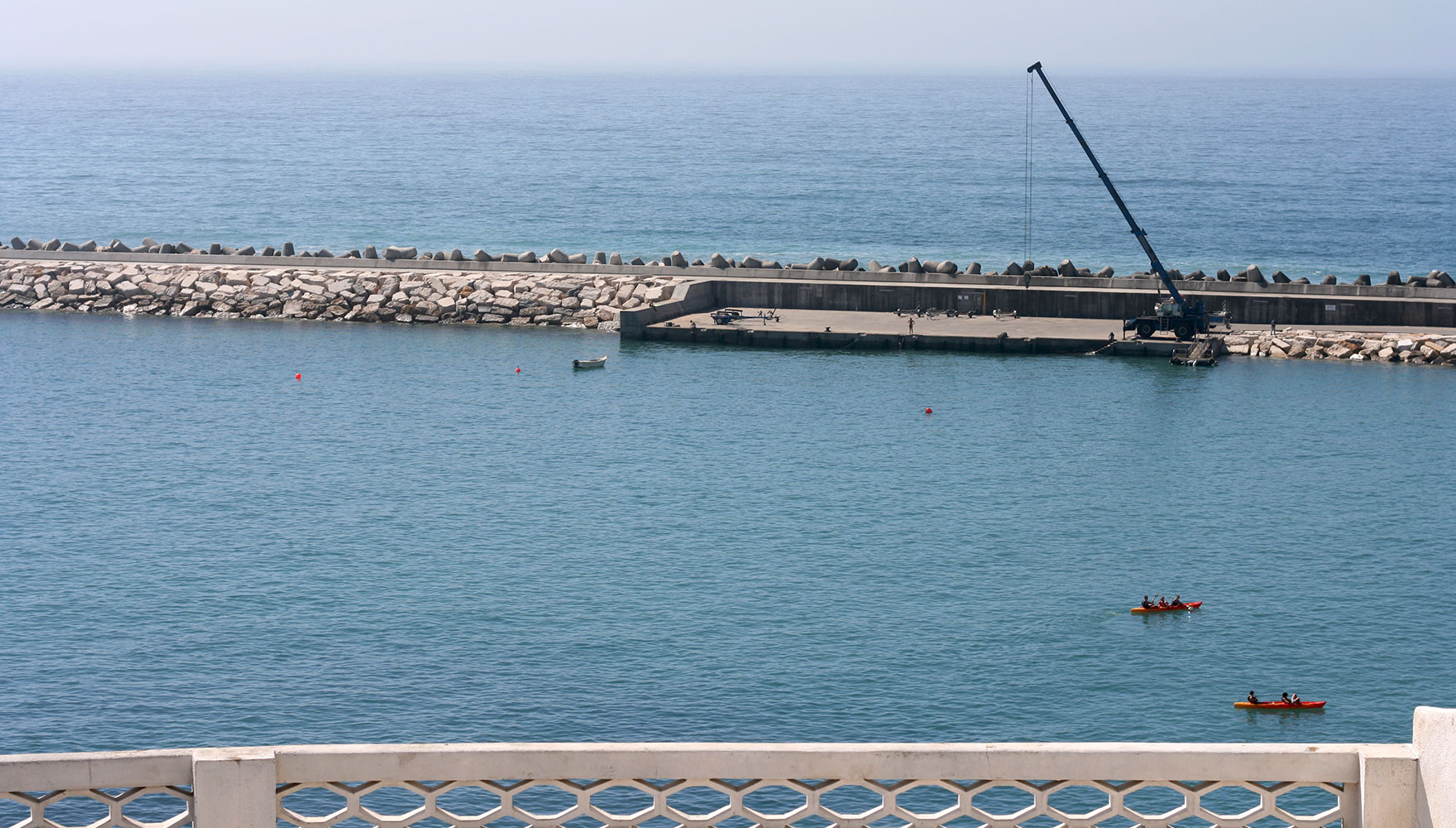 view from the balcony